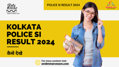 kolkata police si result 2024